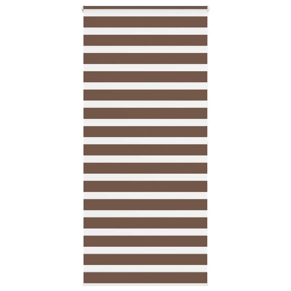 vidaXL Store zèbre marron 105x200cm largeur du tissu 100 9cm polyester