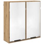 vidaXL Ensemble de mobilier de salle de bain 5 Pièces Chêne artisanal