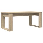 vidaXL Ensemble de tables basses 2 Pièces Chêne Sonoma Bois d'ingénierie