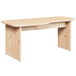 vidaXL Table basse 2 Pièces Naturel 100 x 69 x 35.5 cm Bois de pin massif