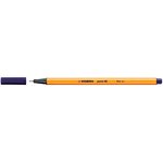 Stylo-Feutre POINT 88 Pointe Fine 0 4 mm Bleu nuit x 10 STABILO