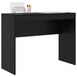 vidaXL Bureau Chêne noir 100 x 40 x 76 cm