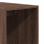 vidaXL Garde-robe chêne marron 30x50x200 cm bois d'ingénierie