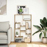vidaXL Bibliothèque chêne artisanal 72x20x120 5 cm bois d'ingénierie
