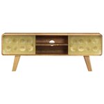vidaXL Meuble TV Bois de manguier massif 120x30x45 cm