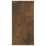 vidaXL Étagères murales cubiques 2 Pièces Chêne fumé 100x15x30 cm