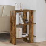 vidaXL Étagère Chêne fumé 52 x 25 x 71 5 cm Bois d'ingénierie