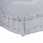 vidaXL Coussin de canapé Gris 120 x 80 x 12 cm tissu
