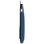 vidaXL Tête de lit suspendue Bleu Tissu