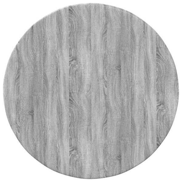 vidaXL Plateau de table Sonoma gris 50 x 50 x 1.5 cm Bois d'ingénierie