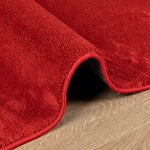 vidaXL Tapis OVIEDO à poils courts rouge 60x110 cm