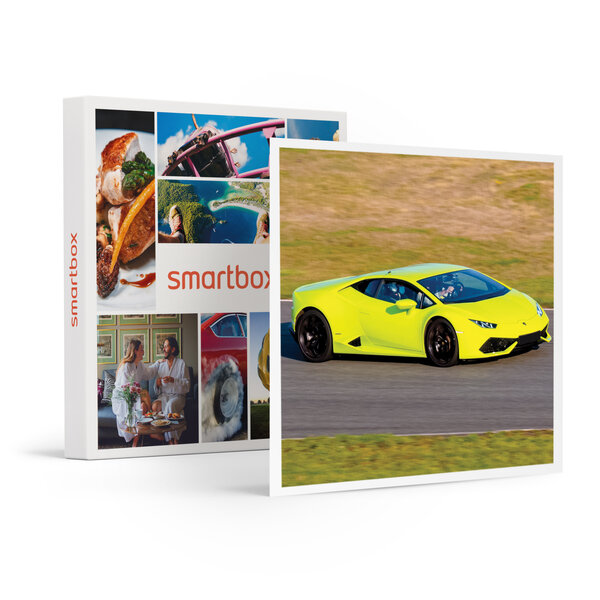 Pilotage lamborghini huracán : 4 tours sur le circuit du mas du clos - smartbox - coffret cadeau sport & aventure