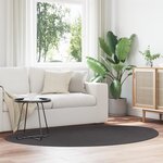 vidaXL Tapis "HUARTE" à poils courts  doux et lavable anthracite 140x200 cm
