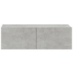 vidaXL Ensemble de meubles TV 6 Pièces Gris béton Bois d'ingénierie