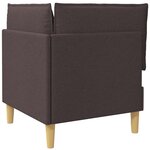 vidaXL Sofa avec rangement Tissu