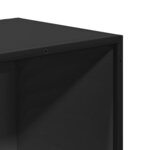 vidaXL Bibliothèque noir 40x35x76 cm bois d'ingénierie