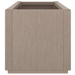 vidaXL Jardinière marron clair 80x36x35 cm PP