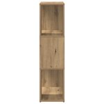 vidaXL Support de Livre Chêne artisanal Bois d'ingénierie 60 x 24 x 94 cm