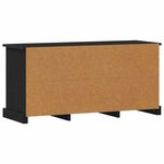 vidaXL Meuble TV Chêne noir 99 5 x 35 5 x 48 cm Bois d'ingénierie