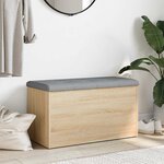 vidaXL Banc de rangement Chêne Sonoma 82x42x45 cm Bois d'ingénierie