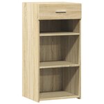 vidaXL Buffet chêne sonoma 45x42 5x93 cm bois d'ingénierie