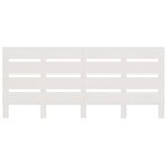 vidaXL Tête de lit Blanc 120x3x80 cm Bois massif de pin