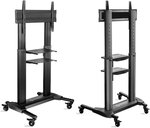 Onkron ts2771 support tv sur piedà  roulettes pour des téléviseurs de 40 à  82 pouces noir