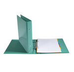 Classeur 17x22 2anneaux 25mm iderama - vert foncé - x 10 - exacompta