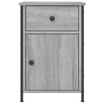 vidaXL Tables de chevet 2 Pièces sonoma gris 40x42x60cm bois d'ingénierie