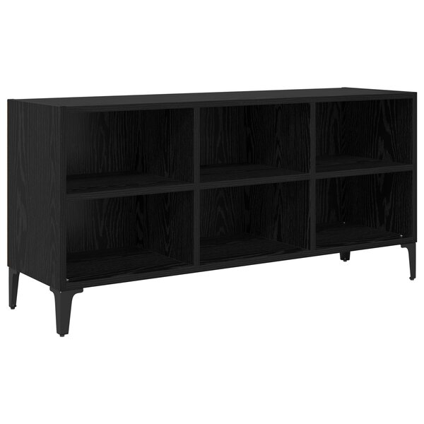 vidaXL Meuble TV en chêne noir Chêne noir Panneaux de particules Standard