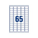 1 625 mini étiquettes transparentes - 38,1 x 21,2 mm - laser - l7551-25