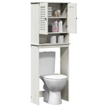vidaXL Armoire de toilette avec étagère VIGO Blanc 60 x 27 x 161 cm