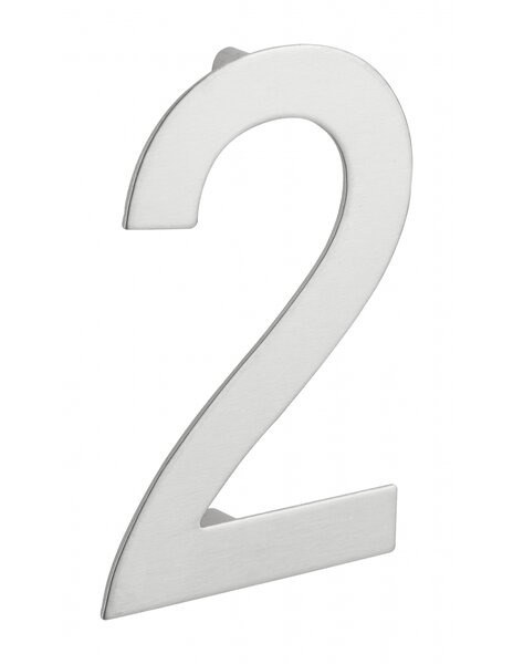THIRARD - Chiffre 2 à visser  inox  H.100mm