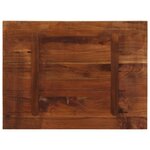 vidaXL Dessus de table 80x60x2 5cm rectangulaire bois massif récupéré