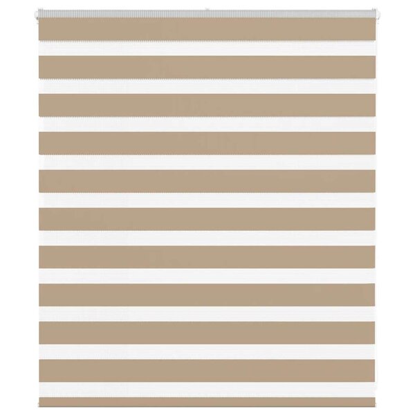 vidaXL Store zèbre marron sable largeur du tissu 120 9 cm polyester