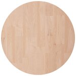 vidaXL Dessus de table rond Ø30x2 5 cm Bois de chêne massif non traité