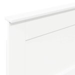 vidaXL Tête de lit avec tête de lit Blanc 80 cm Bois d'ingénierie