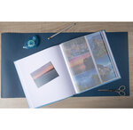 Album Photo Livre 60 Pages Blanches - Turquoise - Exacompta