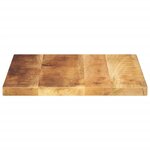 vidaXL Dessus de table 60x60x2 5 cm carré bois massif de manguier brut