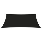 vidaXL Voile de parasol tissu oxford rectangulaire 3 5x5 m noir