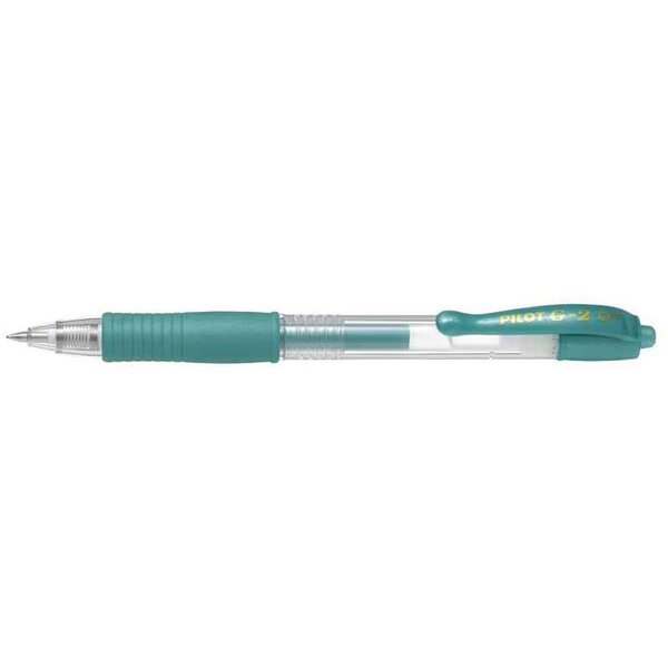 Stylo bille à encre gel G2 07 Metallic Vert métallique x 12 PILOT