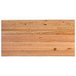 vidaXL Table à manger marron clair bois de chêne massif rectangulaire