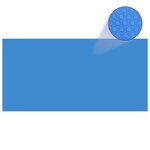 vidaXL Couverture de piscine Bleu 488 x 244 cm PE