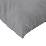 vidaXL Coussins de palette 3 Pièces gris tissu oxford