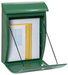 Boîte aux lettres en plastique  Mininova E5333  Robuste  Anticorrosion  Vert