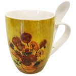 Mug cuillère van gogh - tournesols