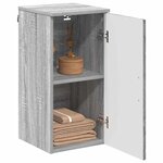 vidaXL Cabinet de salle de bain Gris Sonoma 30 x 31 5 x 61 cm