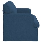 vidaXL Canapé Bleu 144 x 80 x 85 cm tissu