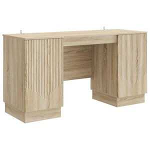vidaXL Bureau Chêne Sonoma 142 5 x 50 x 75 cm Bois d'ingénierie