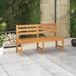 vidaXL Banc de jardin 150 cm bois de teck massif